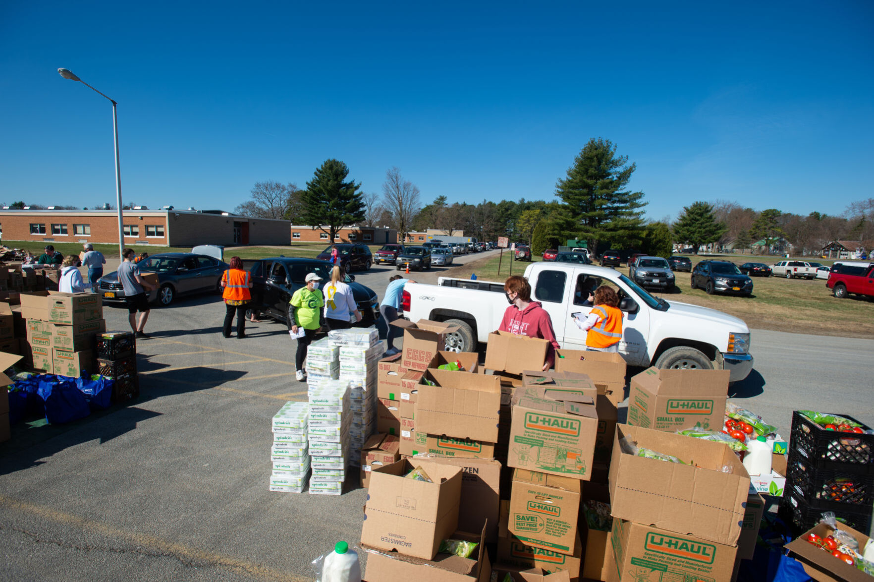 Hudson Falls food distribution